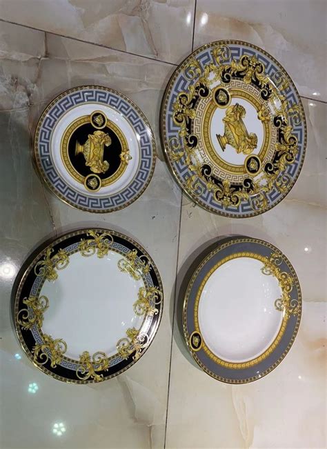 pink versace dishes|versace baroque dinnerware.